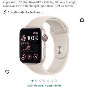 Apple Watch SE 2nd Gen 40mm GPS + Cellular